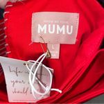 Show Me Your Mumu NEW Best Bow Midi Dress Cherry Poplin Women L Holiday Romantic Photo 8