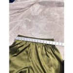 Beryll Women's Size Small Green Silk Blend Wide Leg Casual Pull On Pants Photo 5