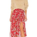 Cinq à Sept 💕CINQ A SEPT💕 Midi Kathleen Skirt ~ Venetian Red Photo 4