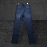 Karl Lagerfeld  Jeans Womens 10 Mid-Rise Straight 5-Pocket Dark Wash Blue Denim Photo 1