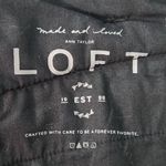 Loft Black Corduroy Pants Size 10 Black Skinny Ankle Corduroy Pants Photo 6