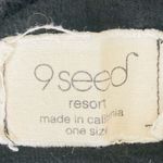 9seed black cotton racer back maxi dress swim cover. One Size Size undefined Photo 3