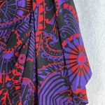 Etcetera  Sz 8 Pencil Skirt Silk Wool Geometric Print Waist Detail Side Zip Women Photo 2