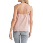 Lush Clothing 💕LUSH💕 Lace Trim V-Neck Camisole ~ Ballet Pink L NWT Photo 2