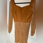 Cbr brand sheer and pleather with ruching Small NWT Photo 2