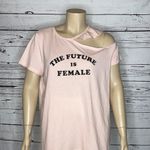 Livi Active NWT Size 18/20 Future is Female Cold Shoulder Knit Top Tee Shirt Photo 1