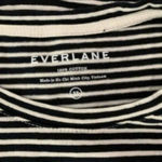 Everlane Tunic Dress XS Black White Striped Minimalist Workwear Chic Photo 5