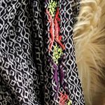 Old Navy color block embroidery infinity scarf Photo 1