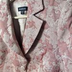 Bebe Vintage Blazer Womens Brocade Crop Pink Y2k Jacquard Classy Sophisticated 6 Photo 4
