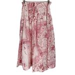Mii Collection The Lata Tapis volant Long Skirt Size XS Pink Photo 4