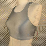 Good American  The Empower‎ Sports Bra in Silver Photo 5