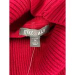 Roz & Ali Women's Dark Pink Cowl Neck Sweater Top Photo 2