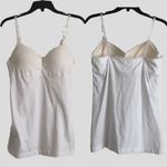 🆕 White Camisole with lace trim & built Photo 1