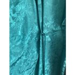 Victoria's Secret Vintage Robe Small Satin Damask Emerald Green Elegant Old Money Photo 6