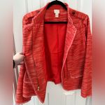  Tweed Women’s Blazer Jacket Size Large 12 Chicos 2 Photo 9