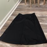 Talbots Classic Black Wool A-Line Midi Skirt size 10 NEW Photo 5