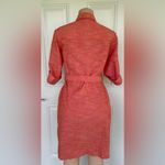 Sharagano  Coral Linen Blouse Photo 1