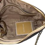 Michael Kors GOLD LEATHER MED DOME CROSS BODY W/CHAIN AND GOLD DETAILS NWOT Photo 8