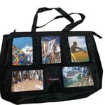 NEW CARNIVAL CRUISE LINES BLACK PHOTO MEMORY TOTE SHOULDER BAG CARRY ON Photo 0