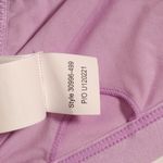 Seafolly NWT  X Revolve Shine On Fixed Tri Bikini in Lilac Photo 13
