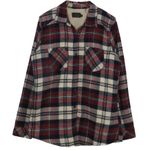 Urban Outfitters Y2k  Red Plaid Shacket Sherpa Jacket Medium Photo 3