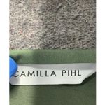 Camilla Pihl Green Floral Drop Waist Dress XL Double Georgette 38.75" Long Photo 3