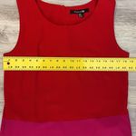 Forever 21 Red Top, Hot Pink Bottom Silky Sleeveless Tank Top w/ Top Back Button Photo 8