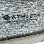 Athleta  Gray Heather Long Sleeve Lightweight Stretchy Slit Back Athleisure Top M Photo 4