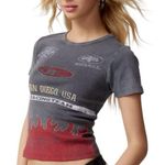 Urban Outfitters San Diego Racing Baby Tee Gray Size XXXL NWT Photo 0