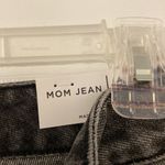 PacSun  Mom Jeans size 24 brand new with tag inseam 27” color distressed black Photo 4
