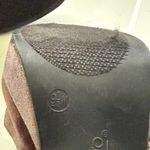 Hot Tomato Velvet Ankle Strap Block Heel Platform Heels Size 9.5M Night‎ Out Y2K Brown Photo 9