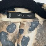 MNG Mango Womens Leopard Print Long Sleeve V Photo 6