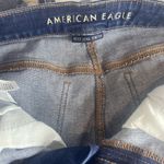 American Eagle  Outfitters Ripped Blue Skinny Jeans Photo 9