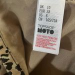Topshop  Moto Tan Cheetah Print Mini‎ Skirt Size 6 Photo 7
