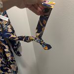 Venus New  Floral Boho Festival Floral Romper Size 8 NWT Long Sleeve Tie Waist Photo 6