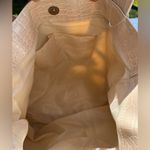 Tote Shoulder Bag Faux Crocodile Print Tan Color Purse Photo 2