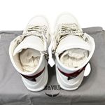 Zadig & Voltaire NIB  High Flash Leather Sneakers Red Lightening Bolt 37 Photo 6