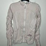 Lululemon dance studio jacket full zip ivory casual womens size 6 Photo 0