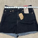 Levi's Levi Strauss Black NWT Women High-Rise Hypersoft Women Shorts Size 25/0 Photo 6