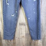 EXPRESS Size 6 Vintage Distressed High Rise Cropped Raw Hem w/5 Pockets Photo 5