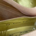 VINTAGE 80s 90s Bruno Magli Peach Pink Embossed Leather Pump Sz 10 Made in Italy Photo 13