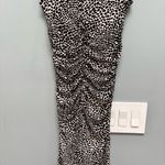 Norma Kamali  Animal Print Sleeveless Bodycon Midi Dress XS Photo 3
