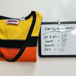 Caren Sport Top Blouse‎ Sweater Womens Multicolor Oversized V Photo 9