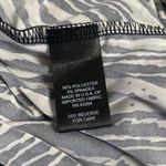 Dress Barn Collection Womens XL Black Gold Zebra Print Asymmetric neckline Top Photo 7