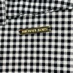 Michael Kors Black Gingham Straight Leg Ankle Pant Size 8 Photo 8