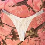 Victoria's Secret swim double shine strap brazilian bling bride bikini bottoms Photo 6