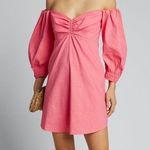 ALC Frank NWT A.L.C. Dress Mila Off Shoulder Dramatic Puff Sleeve Linen Blend size… Photo 0