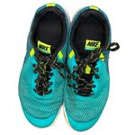 Nike  Flex Experience RN5‎ teal and lime running shoes Photo 7