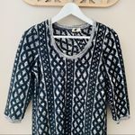 Anthropologie Moth by Anthro. Half Sleeve Sweater Dress Black/Gray Sz Small Photo 1