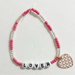Taylor Swift Tour Friendship Bracelet Lover with heart charm Photo 0